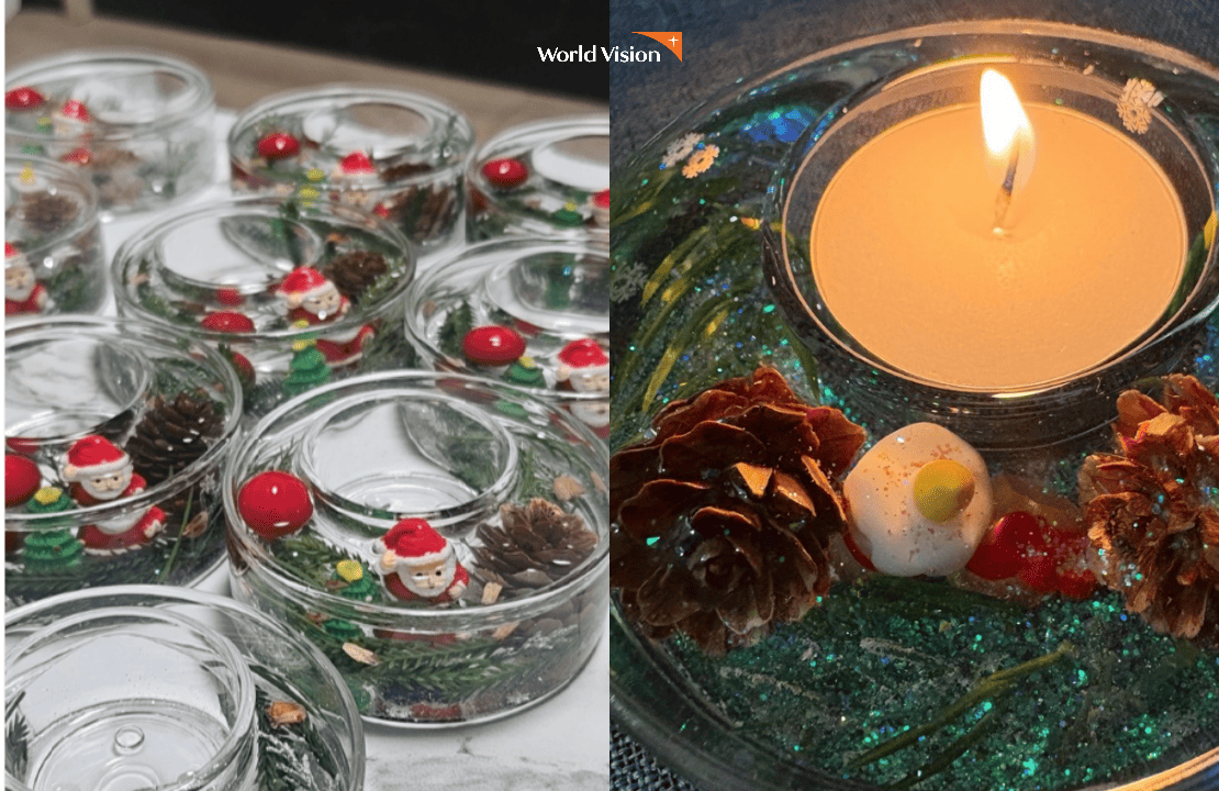 열린모임 리워드 캔들홀더 사진